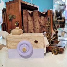 Load image into Gallery viewer, Wooden toy camera - Children's gift idea - Summer Fun