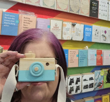 Load image into Gallery viewer, Wooden toy camera - Children's gift idea - Summer Fun