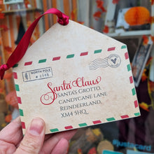 Load image into Gallery viewer, Santa List Ornament Decoration - The Crafty Little Fox - Christmas Gift Idea