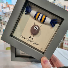 Load image into Gallery viewer, Leeds United Pebble Art Frame - Leeds! Leeds! Leeds! - Pebbled19 - Football Fans