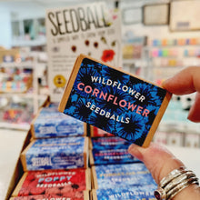Load image into Gallery viewer, Seedball - Wildflower Seed Box - Cornflower / Poppy / Forget-me-not / Rainbow Wildflowers - A simple way to grow wildflowers from seed!