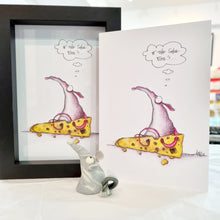 Load image into Gallery viewer, Mousey Art Print - If the shoe fits - York Stone Buddies