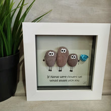 Load image into Gallery viewer, If nanas were flowers we'd always pick you - Nana Pebble Art Frame - Pebbled19