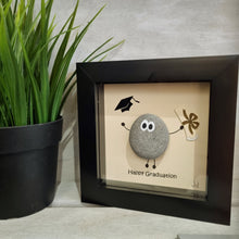 Load image into Gallery viewer, Happy Graduation - Pebble Art Frame - Pebbled19