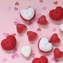 Load image into Gallery viewer, You're So Sweet - Crochet Amigurami Heart Shaped Sweeties - Cute Valentines / Anniversary gift idea - CuddlingaCactus