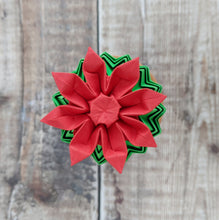 Load image into Gallery viewer, Origami Cactus with red flower - Paper Cacti - Origami Blooms