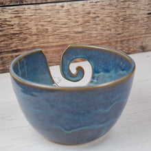 Load image into Gallery viewer, Yarn Bowl - Denim Blue - Thrown In Stone