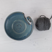 Load image into Gallery viewer, Yarn Bowl - Denim Blue - Thrown In Stone
