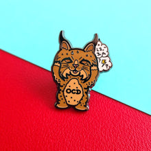 Load image into Gallery viewer, OCD enamel pin - obsessive compulsive disorder - mental health badge - Invisible Illness Club - Innabox