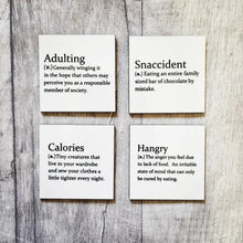 Load image into Gallery viewer, Dictionary Definition Magnets - Sarcastic gifts, lots of sayings! - The Crafty Little Fox