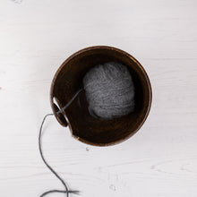 Load image into Gallery viewer, Yarn Bowl - Speckled Brown - Thrown In Stone - Collection Only