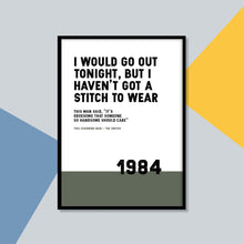 Load image into Gallery viewer, Song Lyrics Print - This Charming Man - The Smiths - JAM Artworks