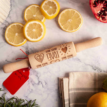 Load image into Gallery viewer, Wooden Rolling Pin - Small Rolling Pin - Lowrey Engraving