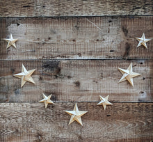 Load image into Gallery viewer, Metallic Origami Star Garland - Paper decorations - Origami Blooms