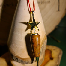 Load image into Gallery viewer, Wooden Christmas Tree Ornament - Wood Turned Star Decoration - What Wood Claire Do?