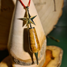 Load image into Gallery viewer, Wooden Christmas Tree Ornament - Wood Turned Star Decoration - What Wood Claire Do?