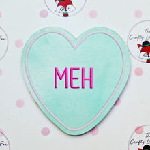 Load image into Gallery viewer, Heart Shaped Magnets - Disinterested Range - Lots of sayings to choose - The Crafty Little Fox