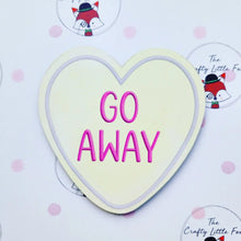 Load image into Gallery viewer, Heart Shaped Magnets - Disinterested Range - Lots of sayings to choose - The Crafty Little Fox