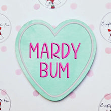 Load image into Gallery viewer, Yorkshire Sayings Heart Shaped Magnets - Lots of sayings to choose - The Crafty Little Fox