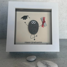 Load image into Gallery viewer, Happy Graduation - Pebble Art Frame - Pebbled19