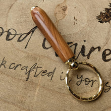 Load image into Gallery viewer, Wood turned Key Rings - What Wood Claire Do?