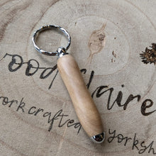 Load image into Gallery viewer, Wood turned Key Rings - What Wood Claire Do?