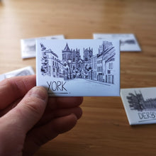 Load image into Gallery viewer, York Skyline Souvenir Magnet - Christopher Walster
