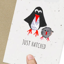 Load image into Gallery viewer, Wildflower Seed Plantable Greetings Card - Just Hatched - New Baby - Eco Friendly Cards