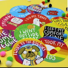 Load image into Gallery viewer, Self care Adulting Stickers - Katie Abey - Motivational - self care - send a smile