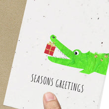 Load image into Gallery viewer, Wildflower Seed Plantable Greetings Card - Seasons Greetings - Eco Friendly Cards
