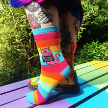 Load image into Gallery viewer, Sweary Cat Socks - Katie Abey - Cat lovers - sarcastic gifts