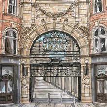 Load image into Gallery viewer, County Arcade - A4 print - Art by Arjo - Leeds artwork