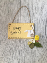 Load image into Gallery viewer, Happy Easter handpainted wooden sign