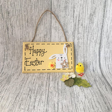 Load image into Gallery viewer, Happy Easter handpainted wooden sign