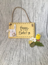 Load image into Gallery viewer, Happy Easter handpainted wooden sign