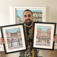 Load image into Gallery viewer, County Arcade - A4 print - Art by Arjo - Leeds artwork