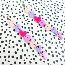 Load image into Gallery viewer, Be Reyt Statement Earrings - Acrylic Earrings - Silly Loaf