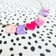 Load image into Gallery viewer, Be Reyt Necklace - Acrylic Jewellery - Silly Loaf