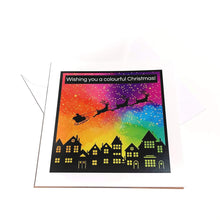 Load image into Gallery viewer, Wishing you a colourful Christmas - greetings card - Life is Better in Colour
