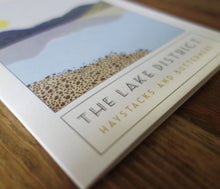 Load image into Gallery viewer, Haystacks and Buttermere Lake District greetings card - tourism poster inspired - Sweetpea and Rascal