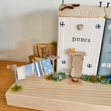 Load image into Gallery viewer, Row of 2 Wooden Beach Cottages - Tina's Lovely Creations