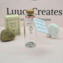 Load image into Gallery viewer, Key to my heart Bottle Keepsake - Luuce Creates