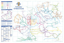 Load image into Gallery viewer, Order Around Kirklees Pub Map Poster - London Underground style Poster - Christmas Gift - Leeds pubs