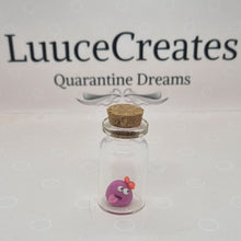 Load image into Gallery viewer, Mini Monsters - Mini polymer clay monster in bottle - Luuce Creates