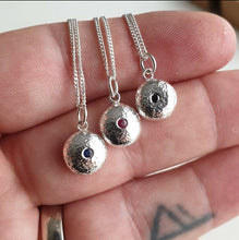 Load image into Gallery viewer, Sterling Silver Cubic Zirconia Gemstone necklace - Maxwell Harrison Jewellery - gift idea