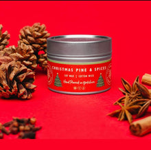 Load image into Gallery viewer, Candle - Christmas Pine & Spices - hand poured soy wax candles - The Yorkshire Candle Company Ltd