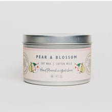 Load image into Gallery viewer, Candle - Pear and Blossom - hand poured soy wax candles - The Yorkshire Candle Company Ltd