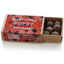 Load image into Gallery viewer, Seedball - Wildflower Seed Box - Cornflower / Poppy / Forget-me-not / Rainbow Wildflowers - A simple way to grow wildflowers from seed!