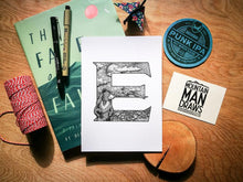 Load image into Gallery viewer, Animal Alphabet Print - A5 - MountainManDraws
