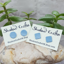 Load image into Gallery viewer, Leather Stud Earrings - Shadow Crafts